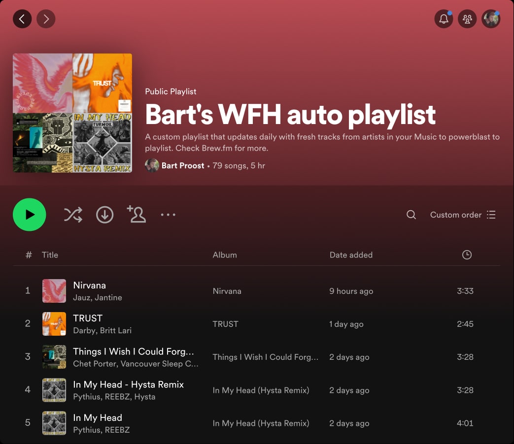 Spotify Playlist